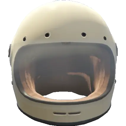 Закрытый ретро-шлем