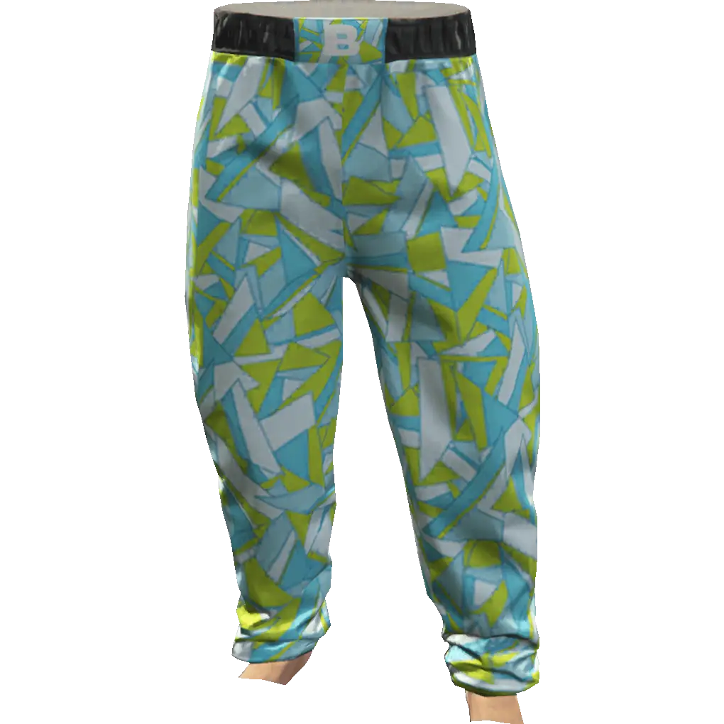 Свободные штаны с цветами