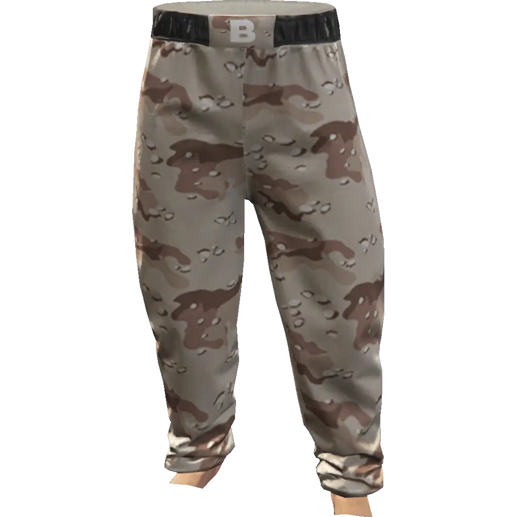 Свободные штаны с цветами