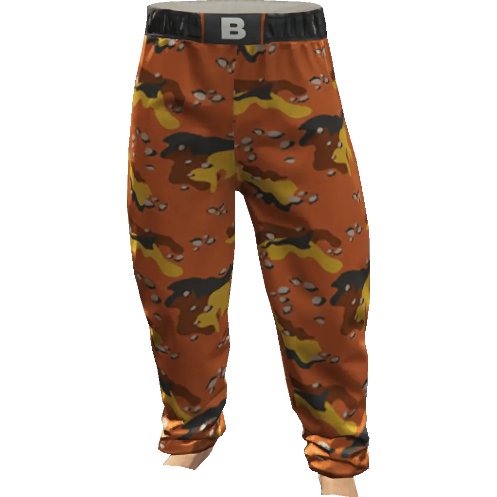 Свободные штаны с цветами