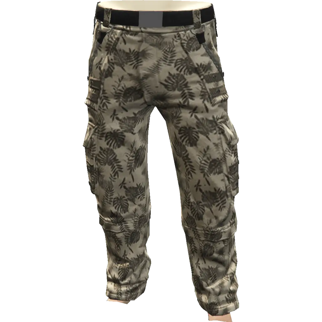 Свободные штаны с цепями