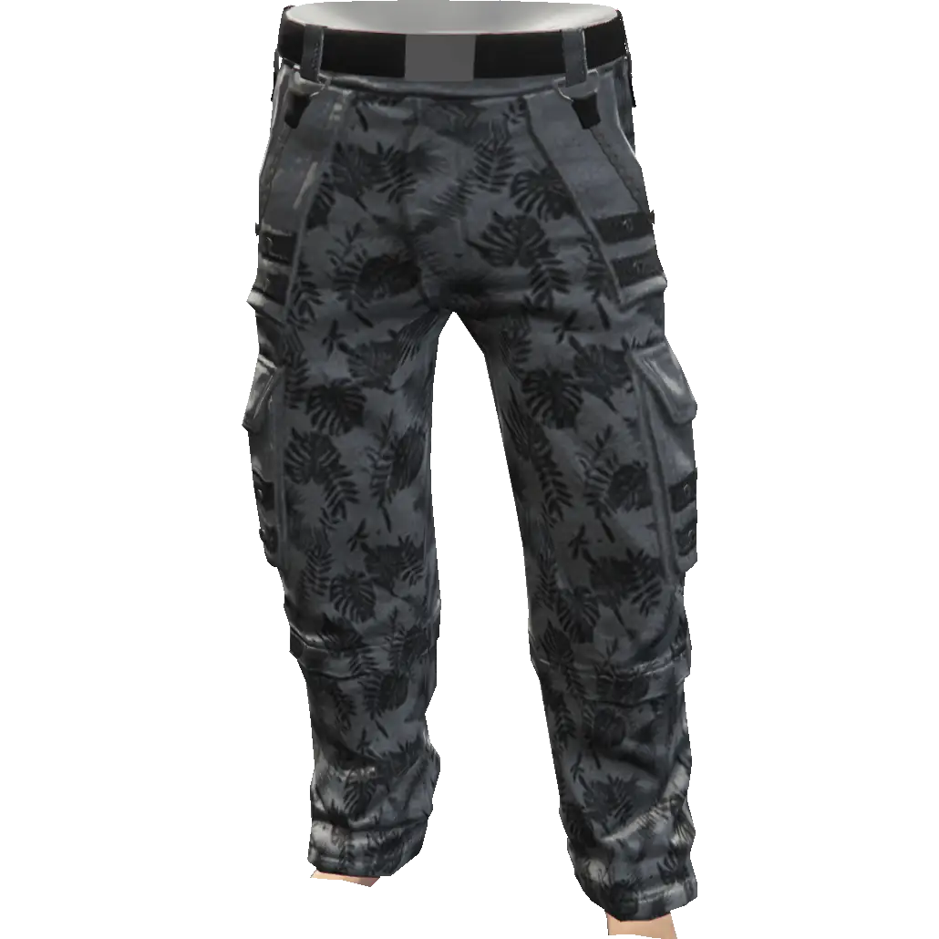 Свободные штаны с цепями