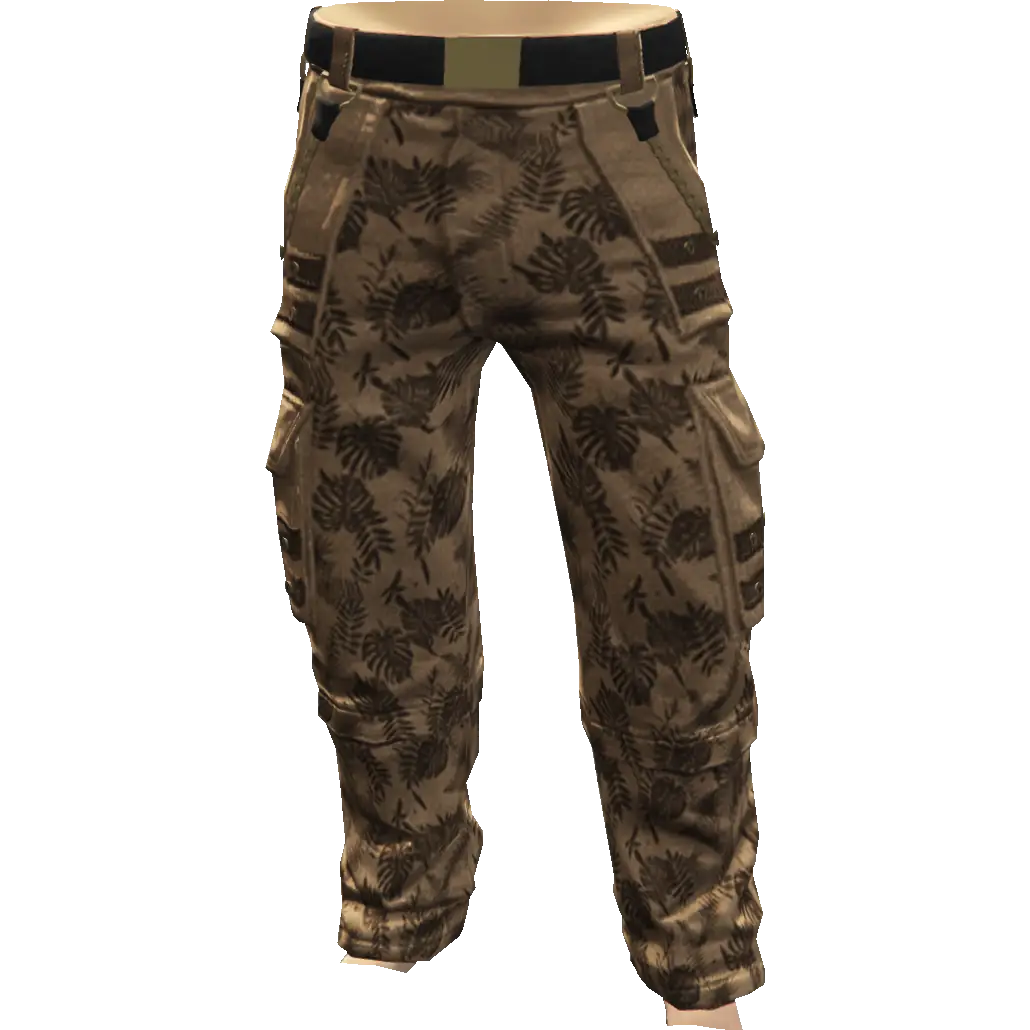 Свободные штаны с цепями