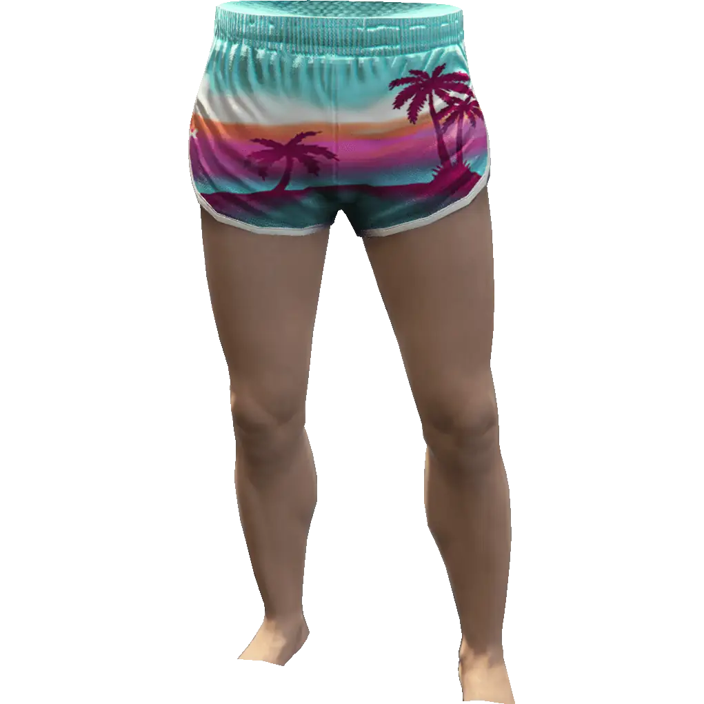 Пляжные шорты стильные