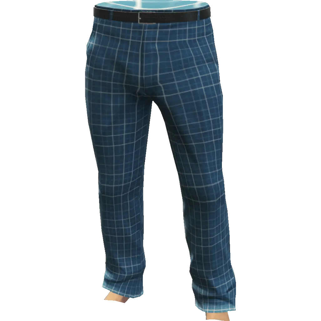 Штаны в клеточку пижамные