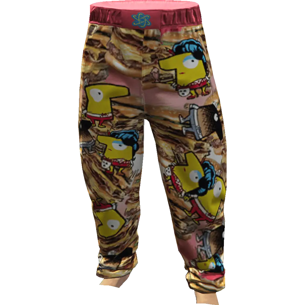 Штаны с черепами