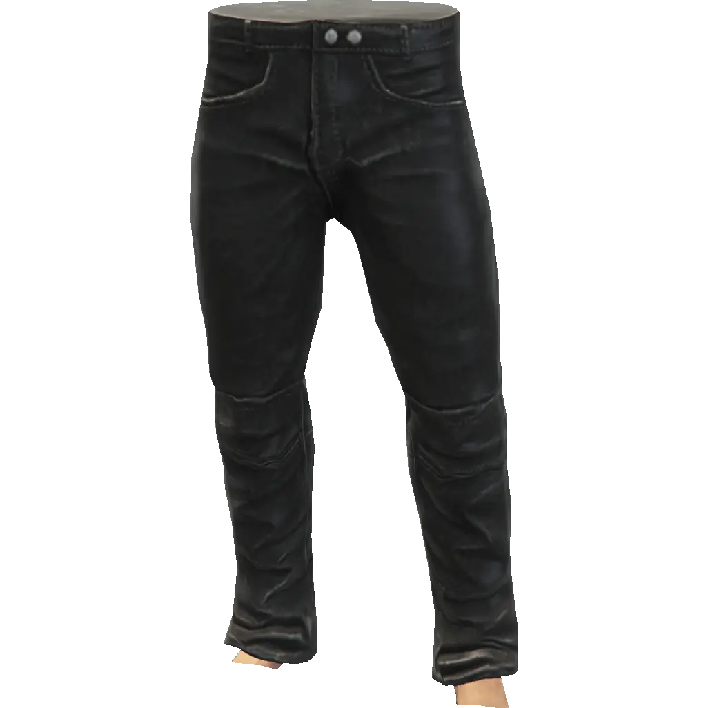 Кожаные штаны в обтяжку