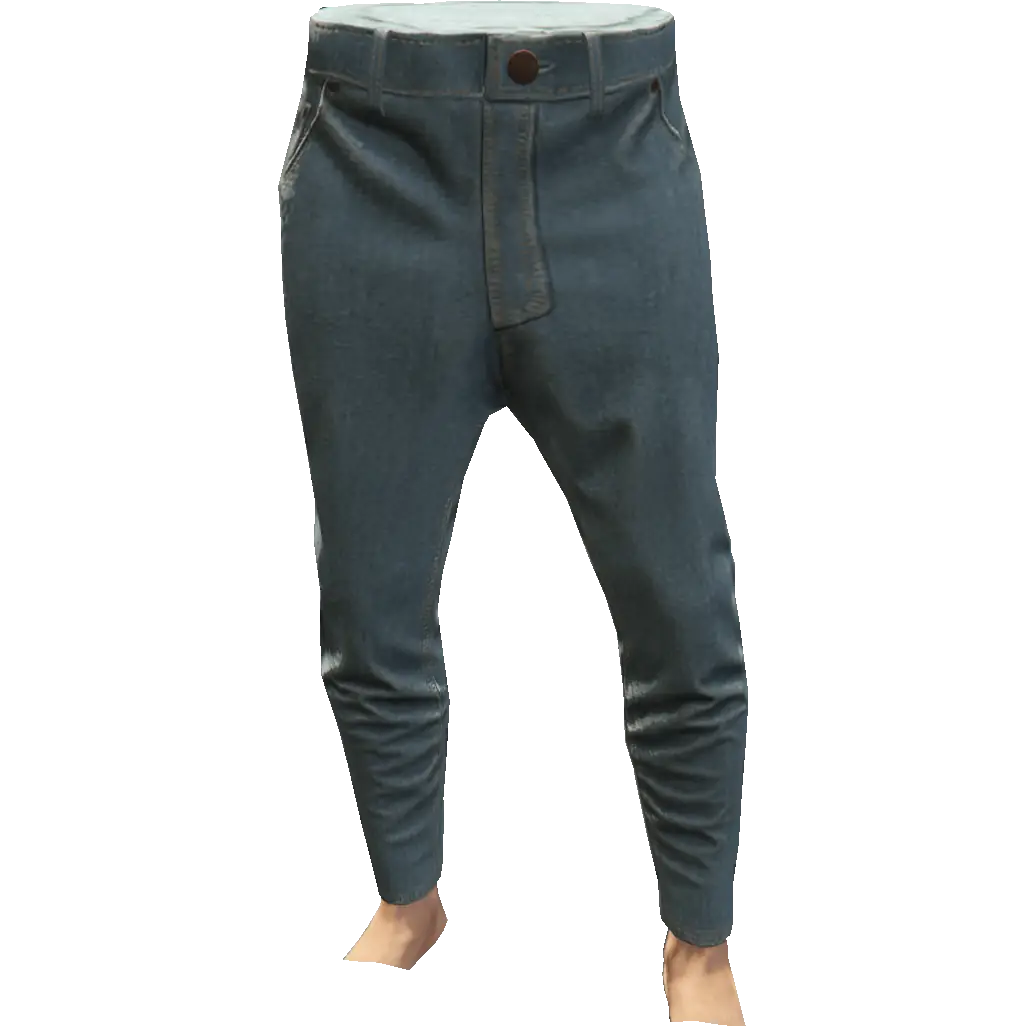 Зауженные джинсы тканевые