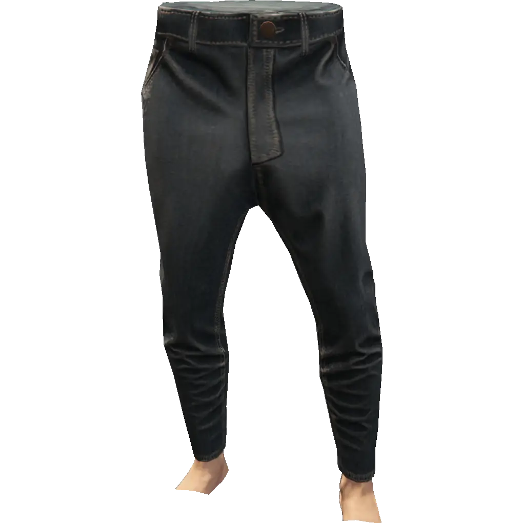 Зауженные джинсы тканевые