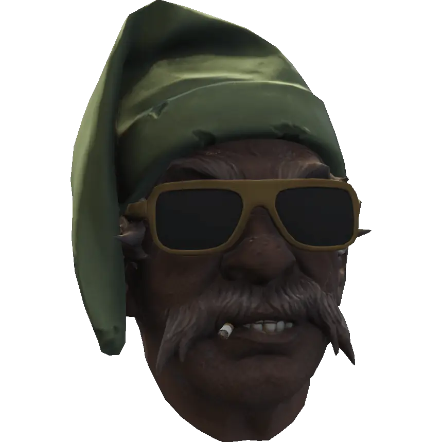 Эльф с сигаретой