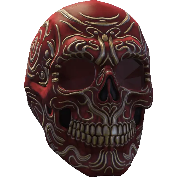 Череп с узорами
