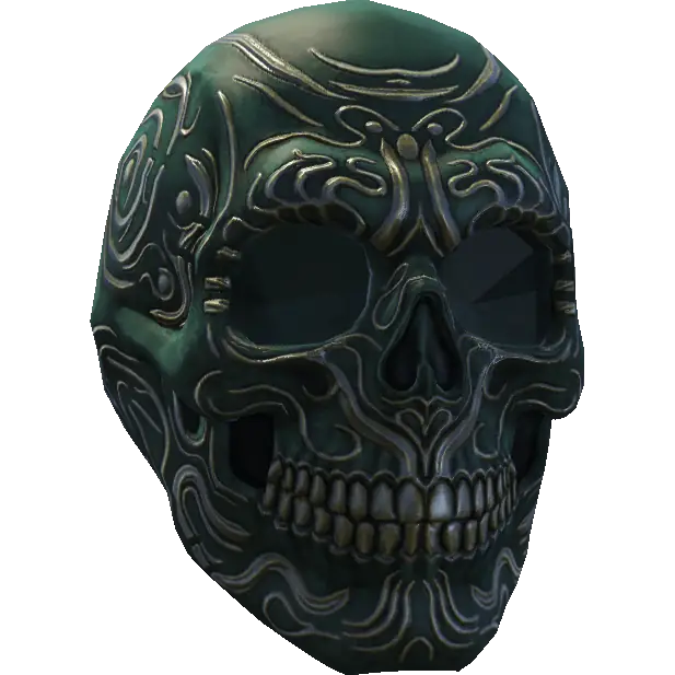 Череп с узорами