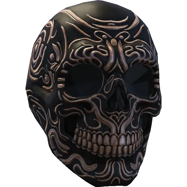 Череп с узорами