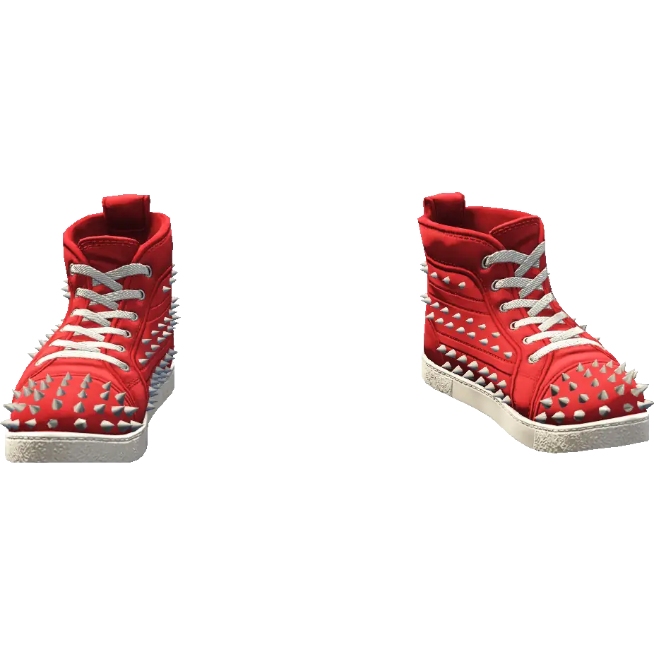 Высокие кроссовки с шипами