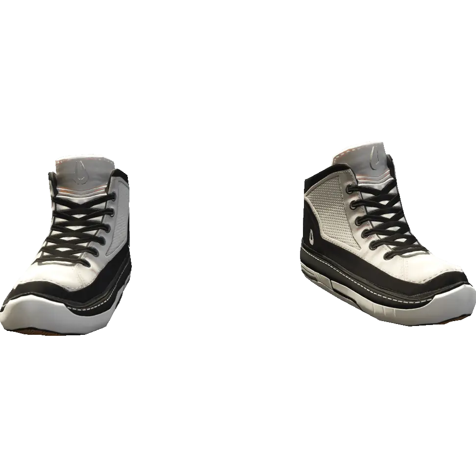 Кроссовки высокие двухцветные