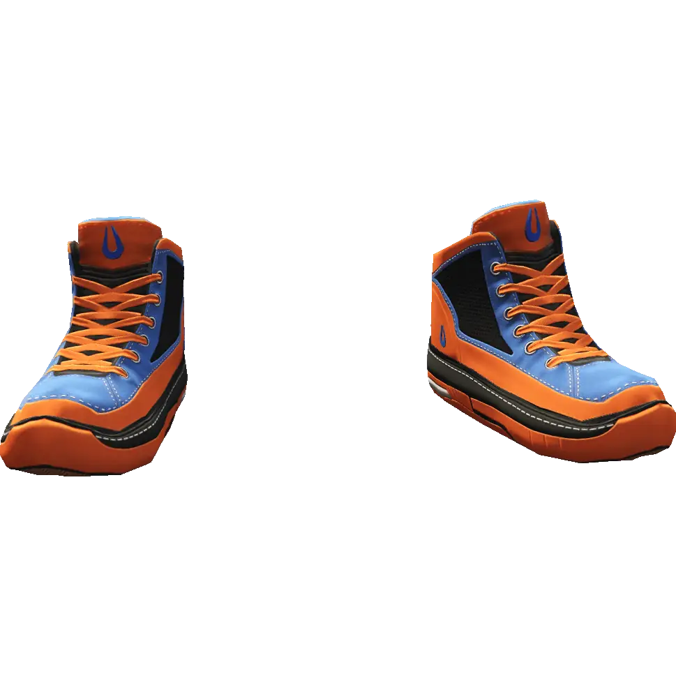 Кроссовки высокие двухцветные