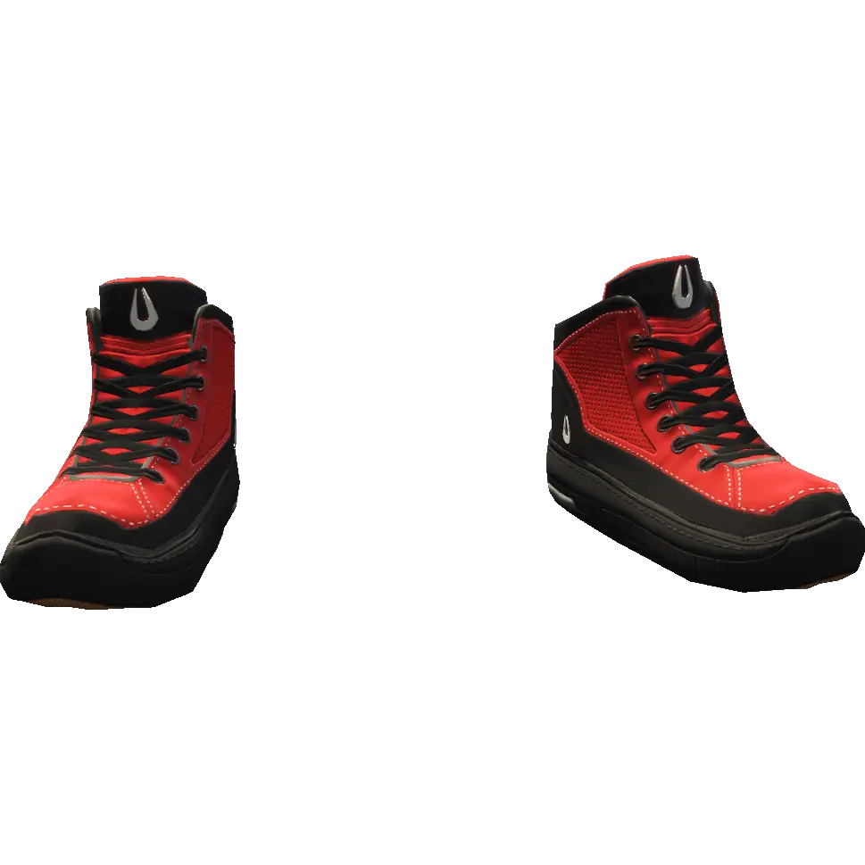 Кроссовки высокие двухцветные