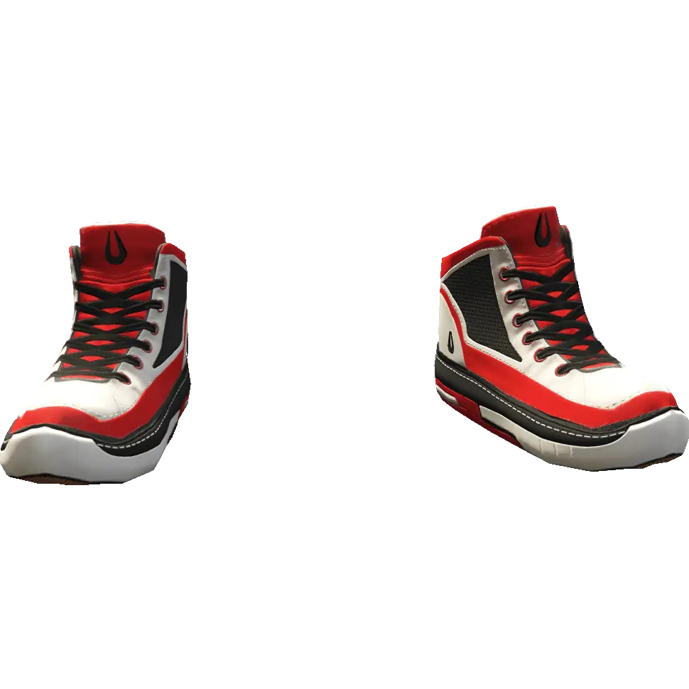 Кроссовки высокие двухцветные