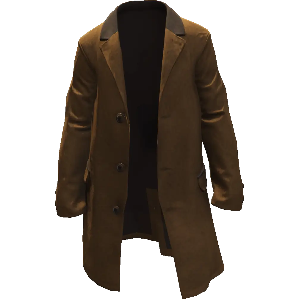 Пальто расстегнутое