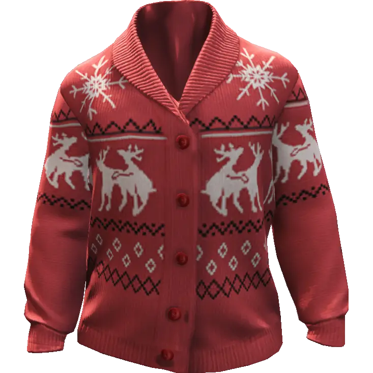 Кофта с ёлками №1