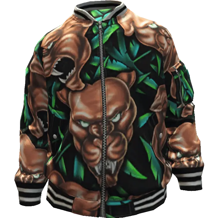 Куртка с пантерами