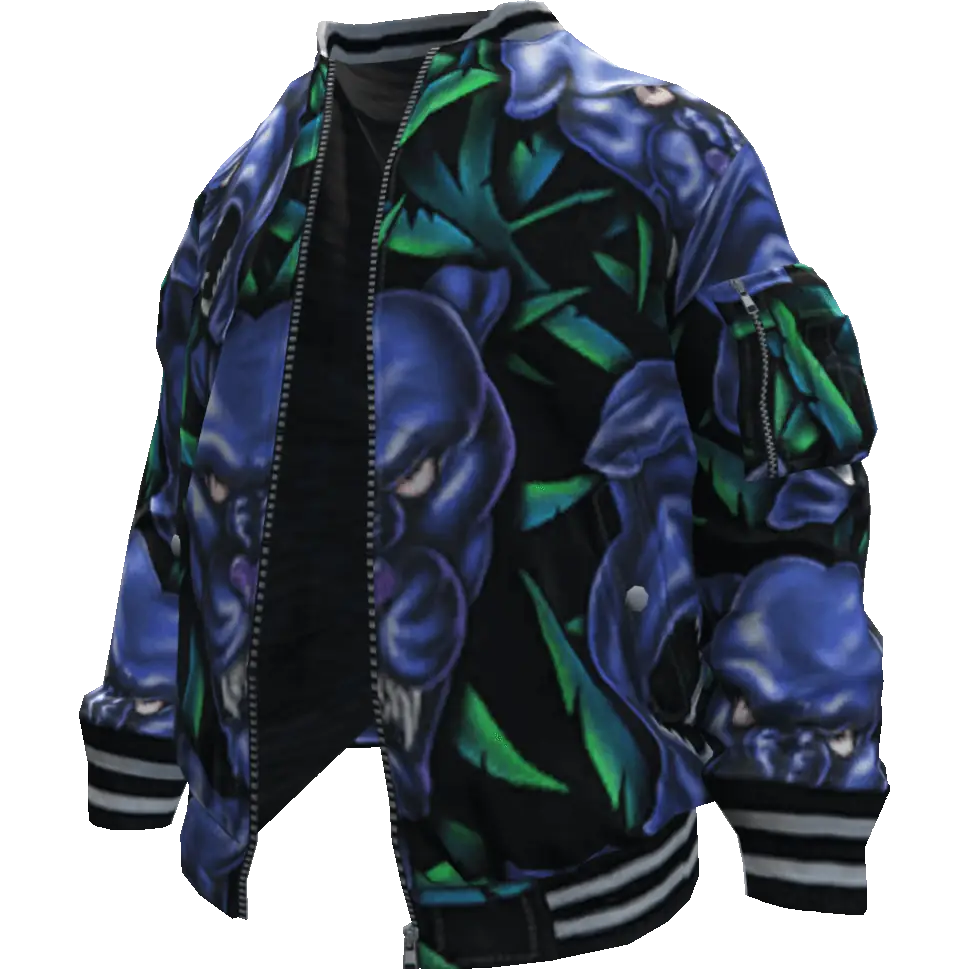 Открытая куртка с пантерами