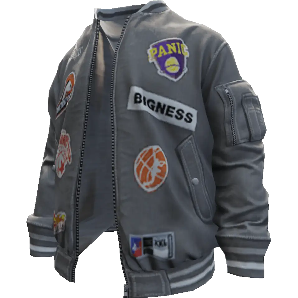 Открытая куртка с пантерами