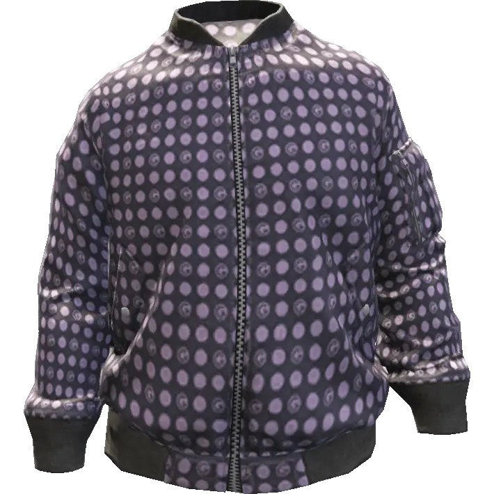 Куртка в кружок