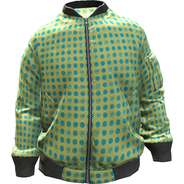 Куртка в кружок