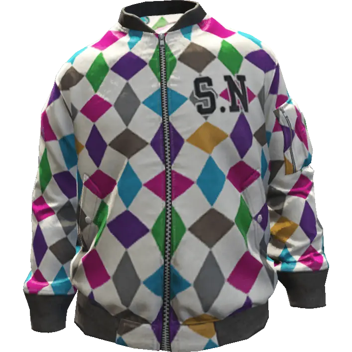 Куртка в кружок