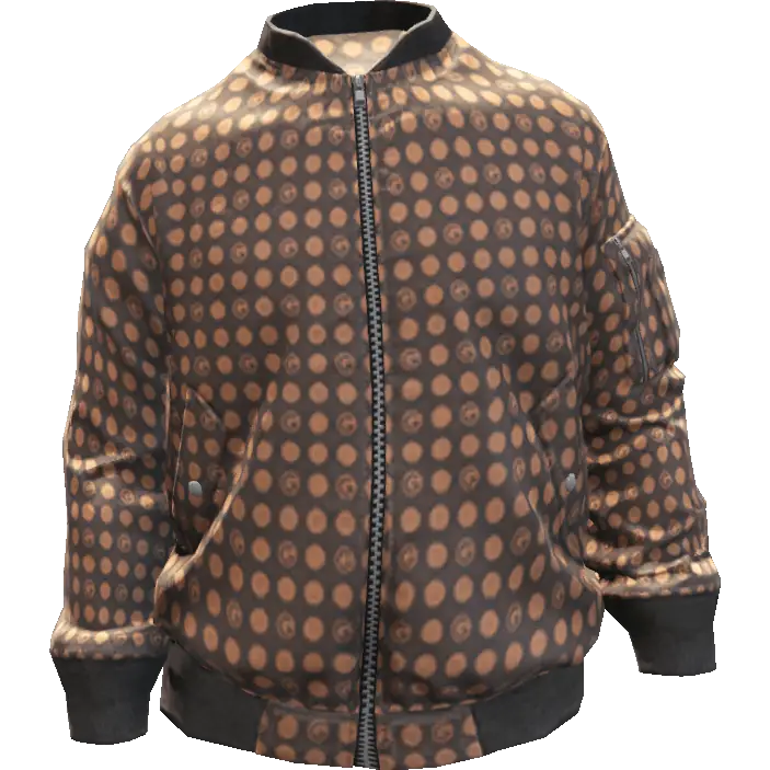 Куртка в кружок