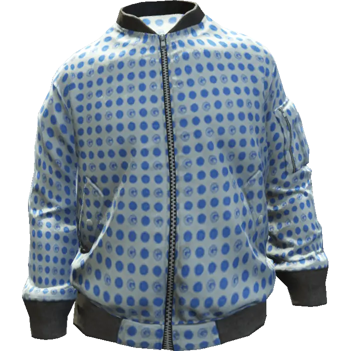 Куртка в кружок