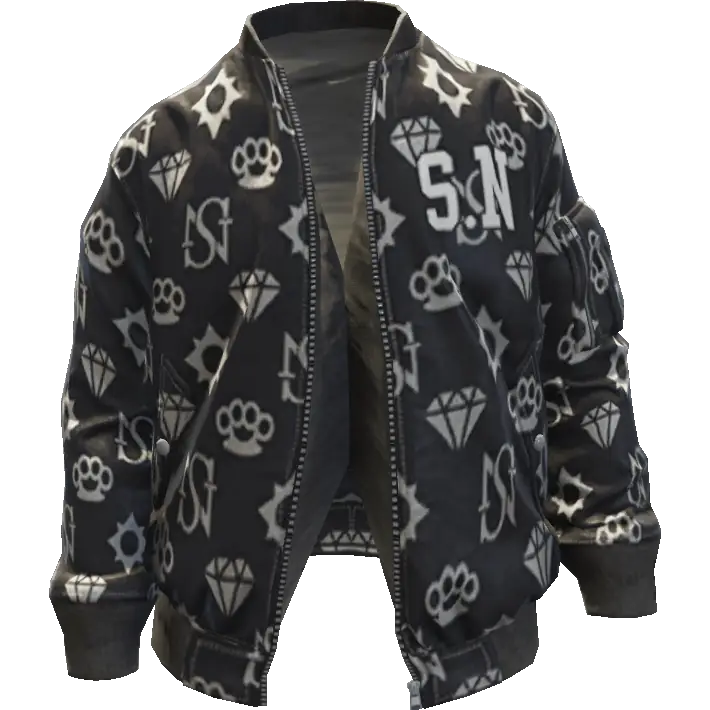 Открытая куртка в кружок