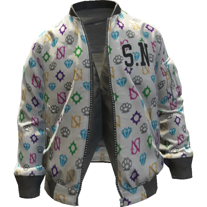 Открытая куртка в кружок