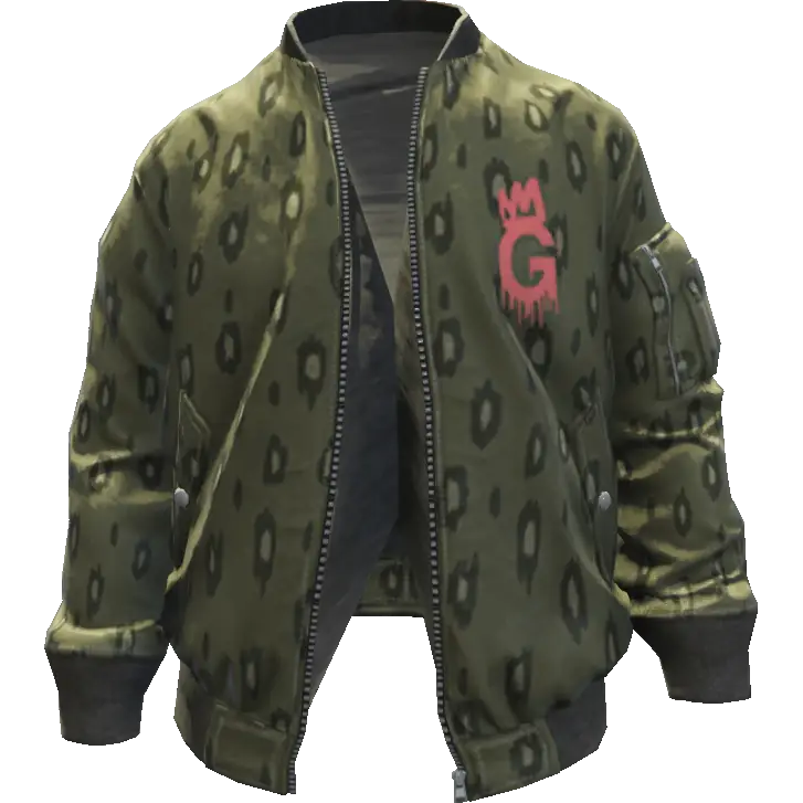 Открытая куртка в кружок