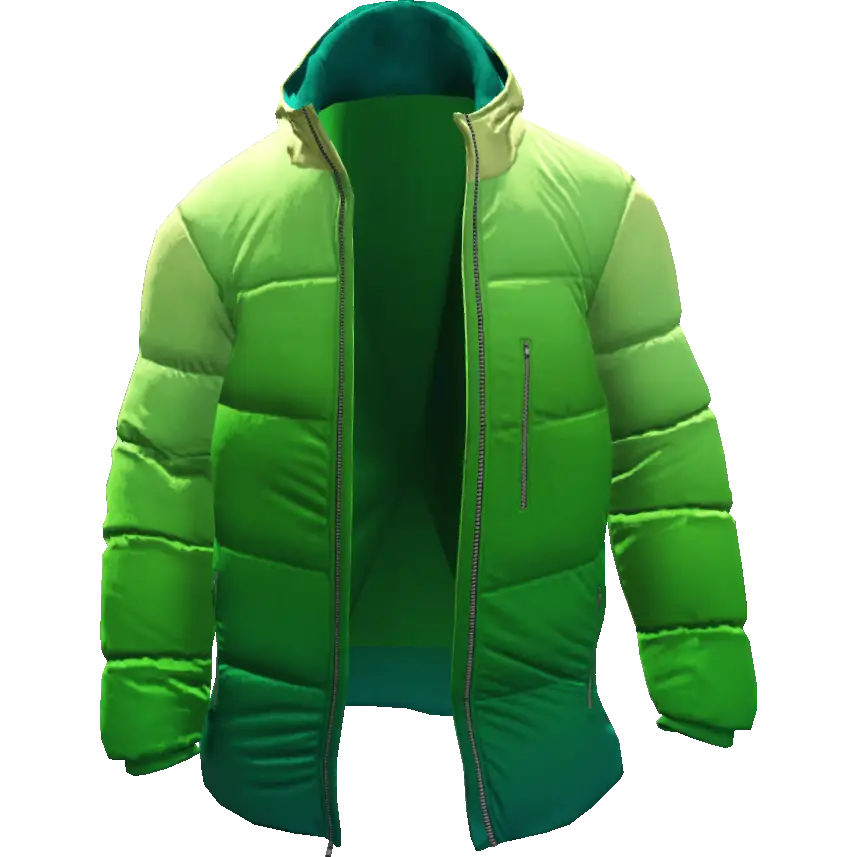 Разноцветная открытая куртка