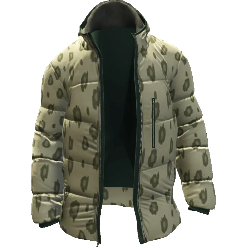 Разноцветная открытая куртка