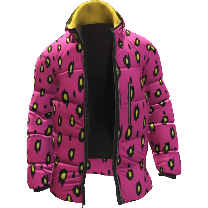 Разноцветная открытая куртка