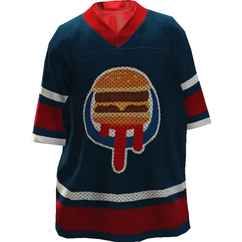 Длинная футболка 'Burger'