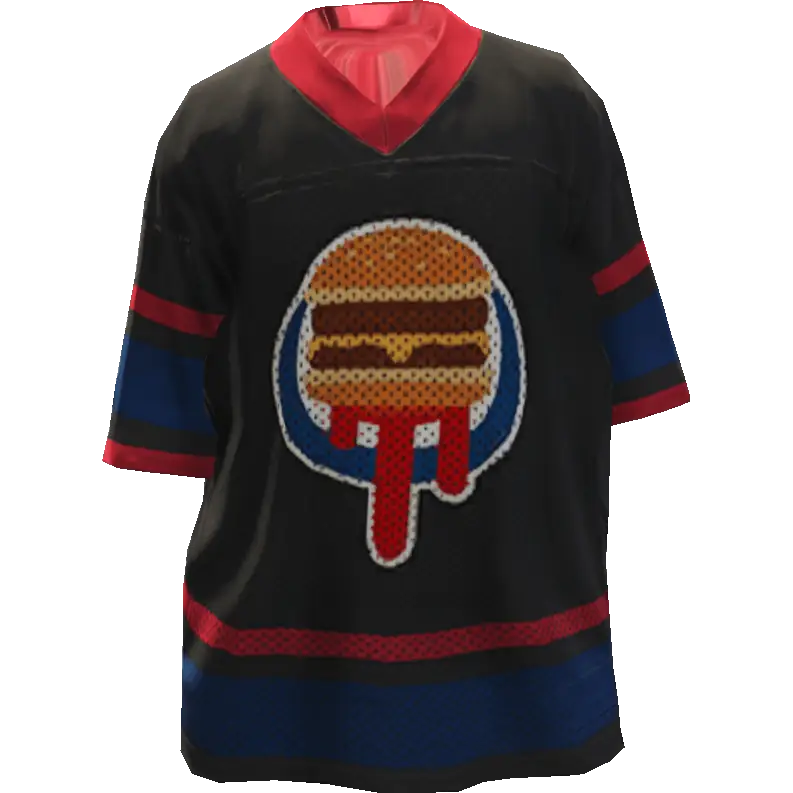 Длинная футболка 'Burger'