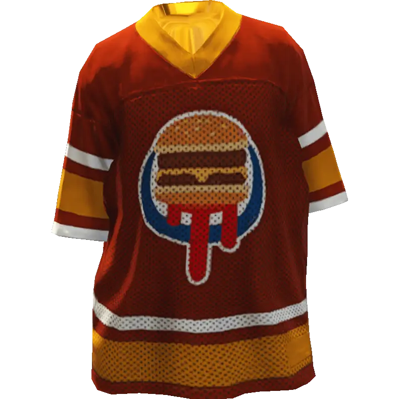 Длинная футболка 'Burger'