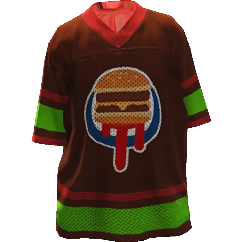 Длинная футболка 'Burger'