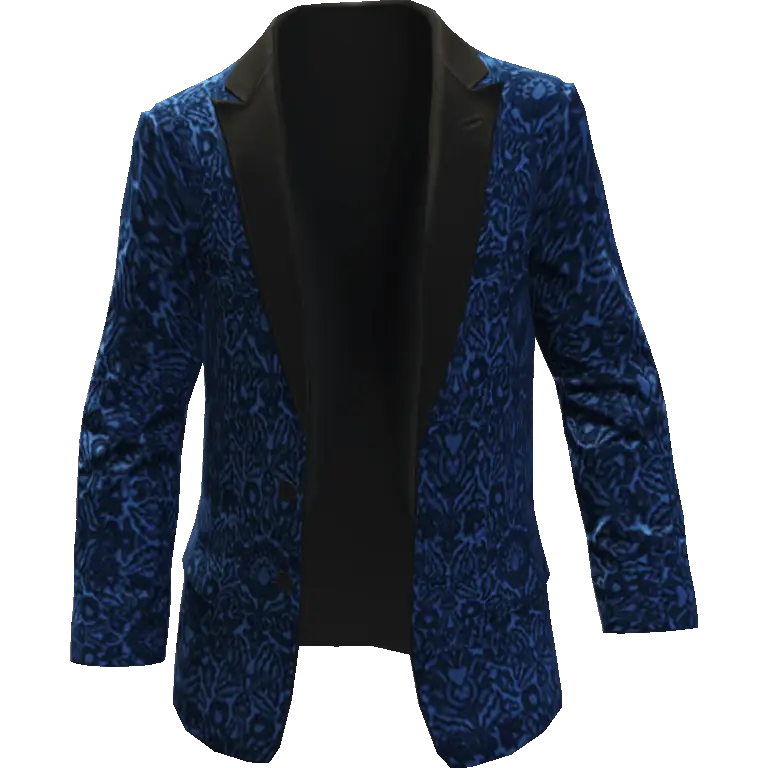 Пиджак с узором открытый