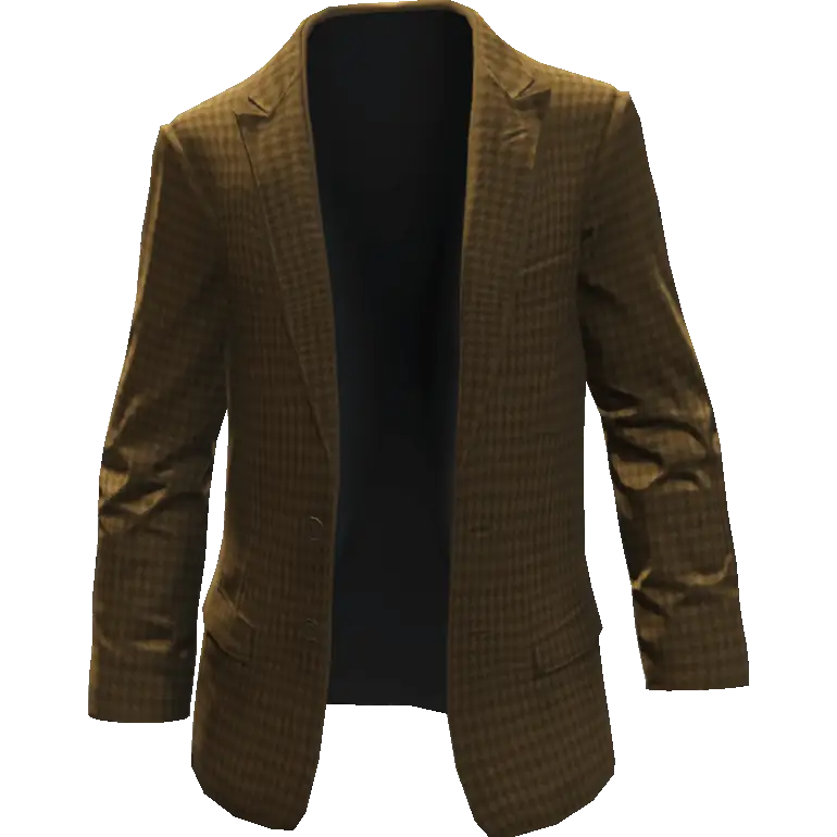 Пиджак с узором открытый