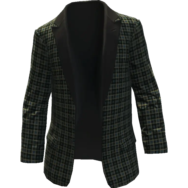 Пиджак с узором открытый