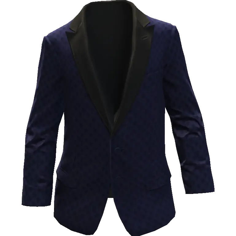 Пиджак с узором закрытый