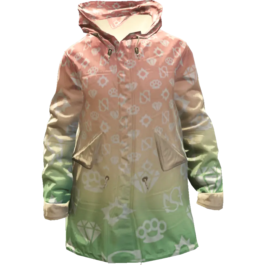 Разноцветная куртка 'Diamond' №2