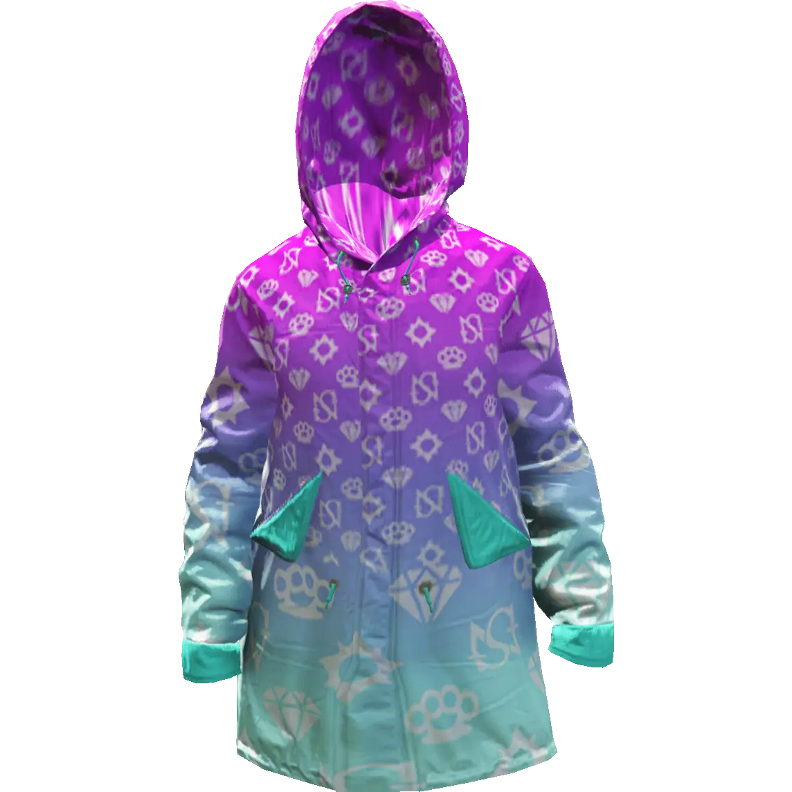 Разноцветная куртка 'Diamond' №3