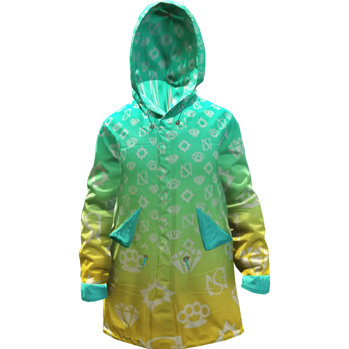 Разноцветная куртка 'Diamond' №3