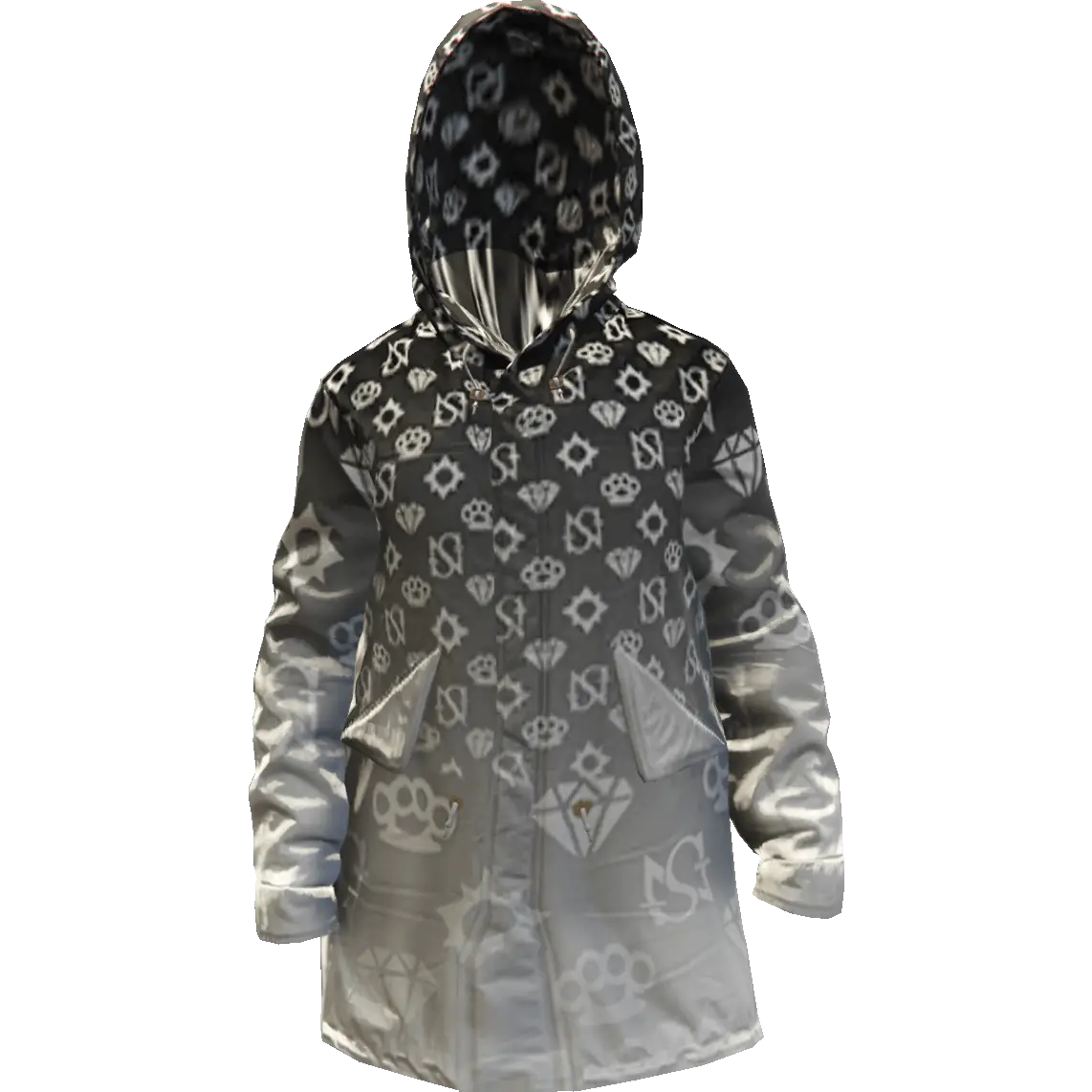 Разноцветная куртка 'Diamond' №3